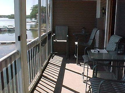 Screened Balcony over Water