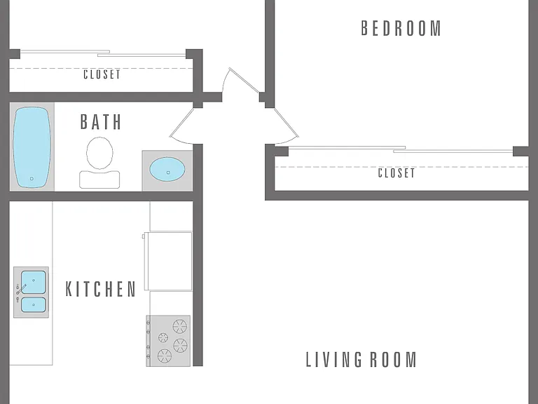2 Bed 1 Bath 2 Bed 1 Bath