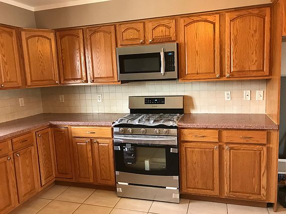 stainless steel stove and microwave