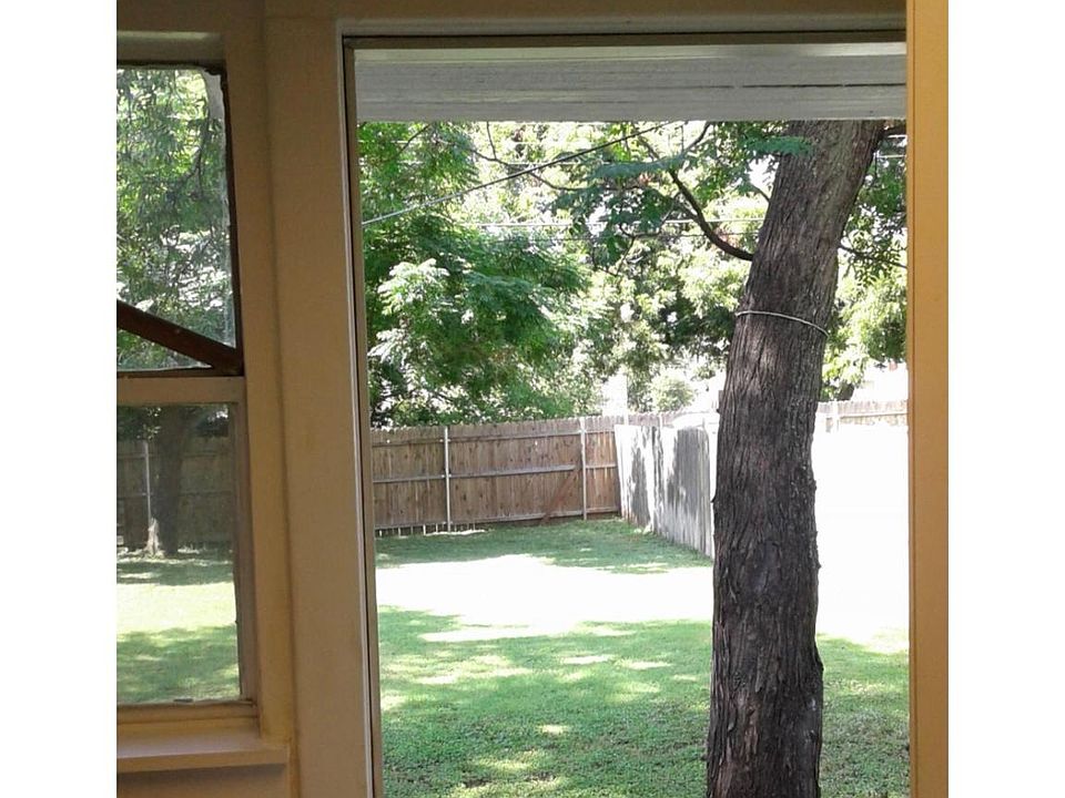 back yard from kitchen