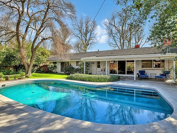 Imagine the fun to be had in this wonderful backyard!