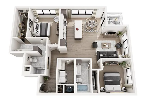Floor plan C-3C