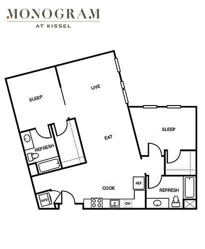 Floor plan 2C