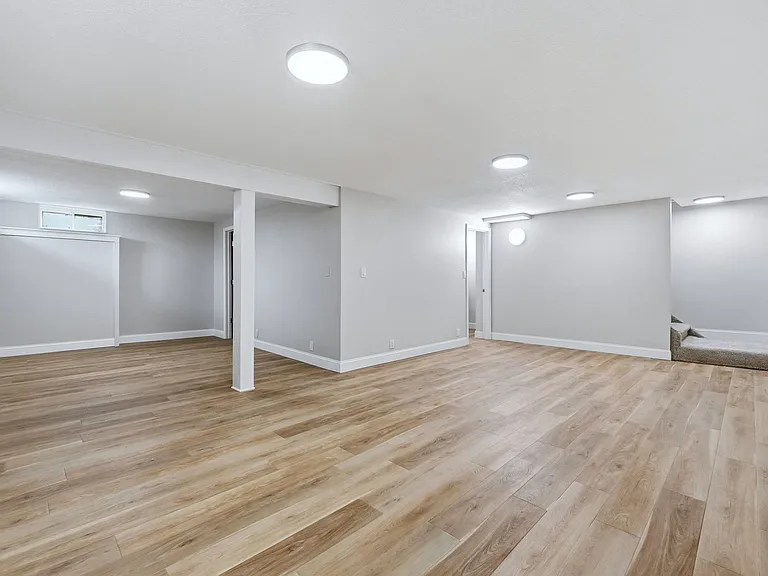 Basement with Half Bathroom