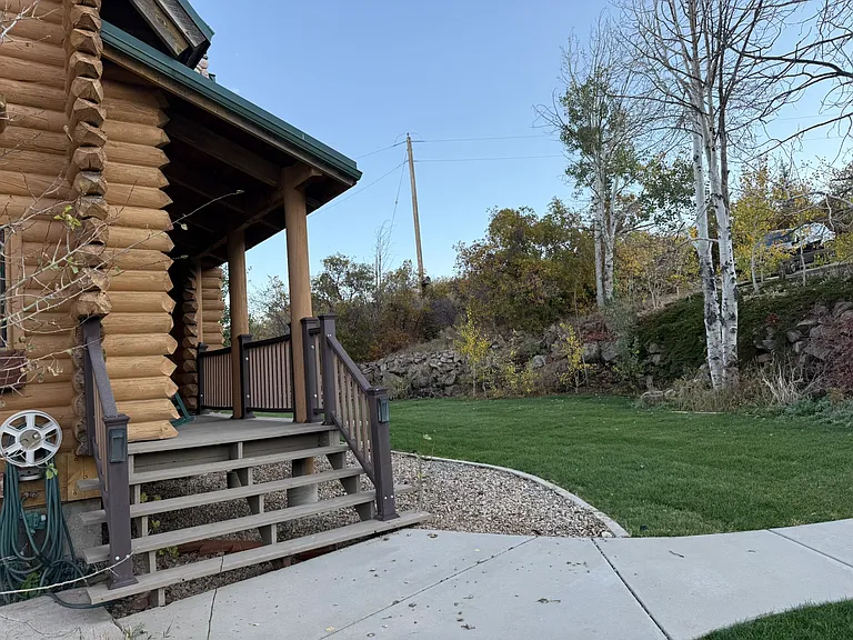 Stairs to front porch