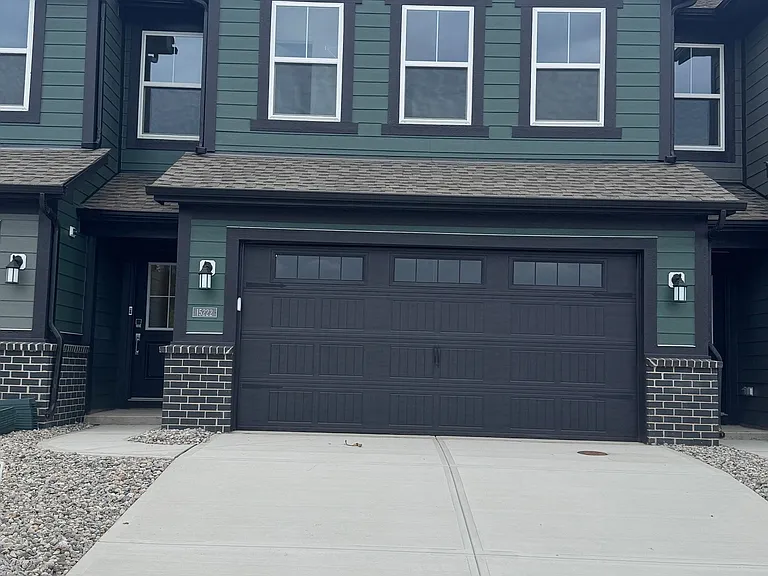 Front exterior
Modern townhome with clean curb appeal and attached garage