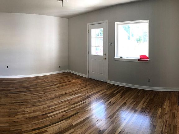 Original hardwood flooring was recently refinished.