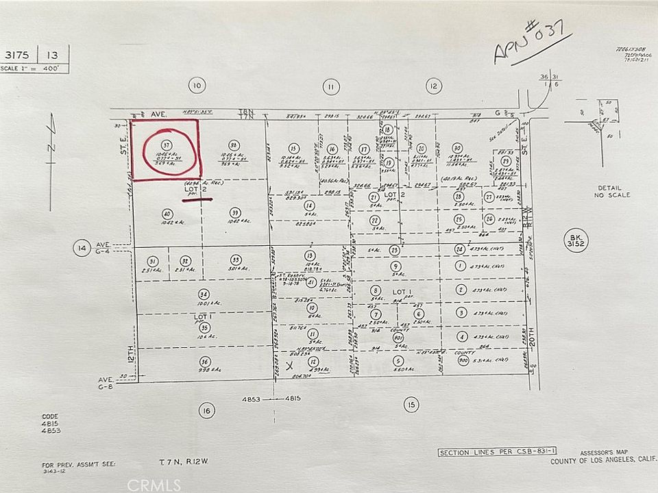 1st image of 0 Avenue G 12 Ste Nog Lot 2 #Pav