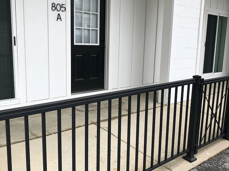 Private Front Patio with access from front door and sliders off of both bedrooms