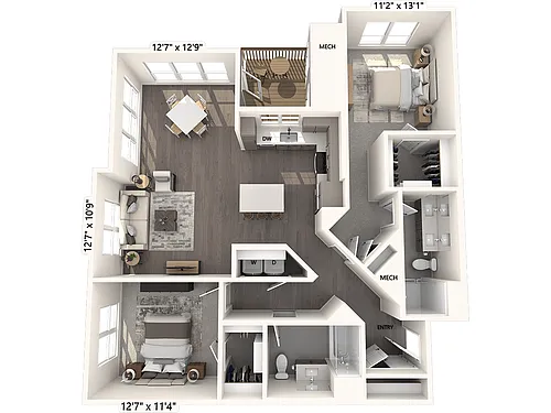 Floor plan BM15