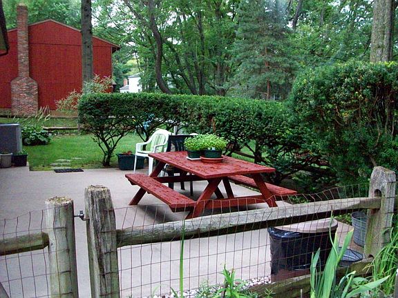 Patio rear yard