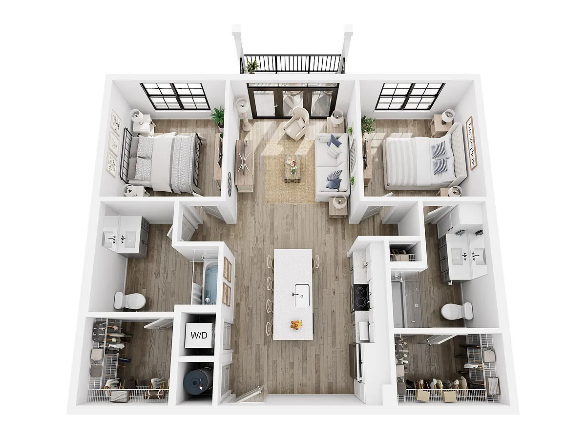 Floor plan B1-HC