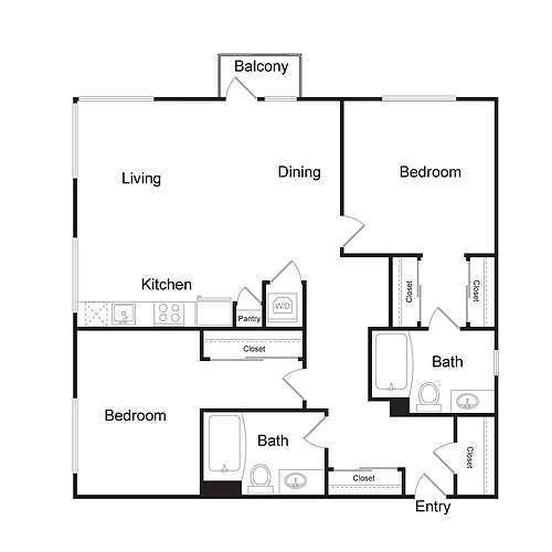 Floor plan B3