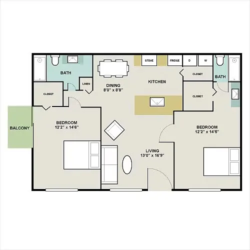 Floor plan B2D