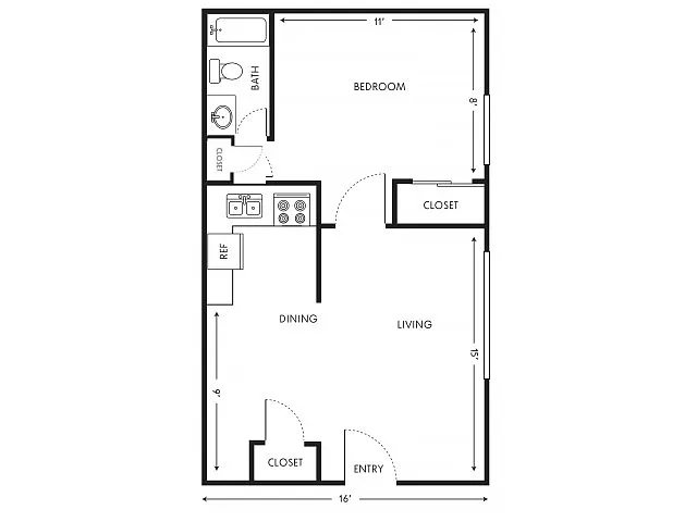 Floor plan A1AF