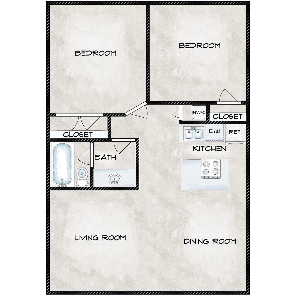 Floor plan 2X1