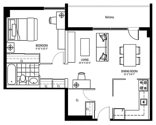 Floor plan 601