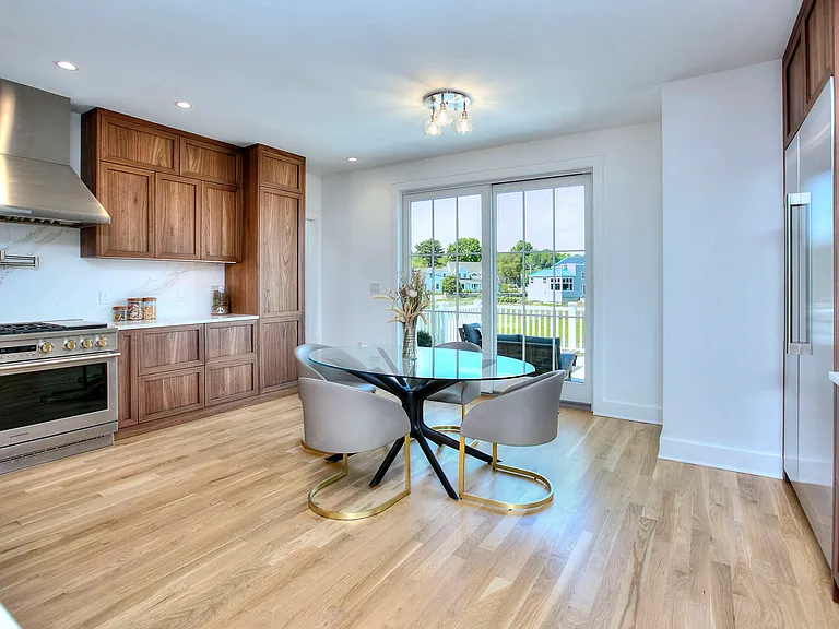 Entertain on the rear deck overlooking the scenic Marshlands