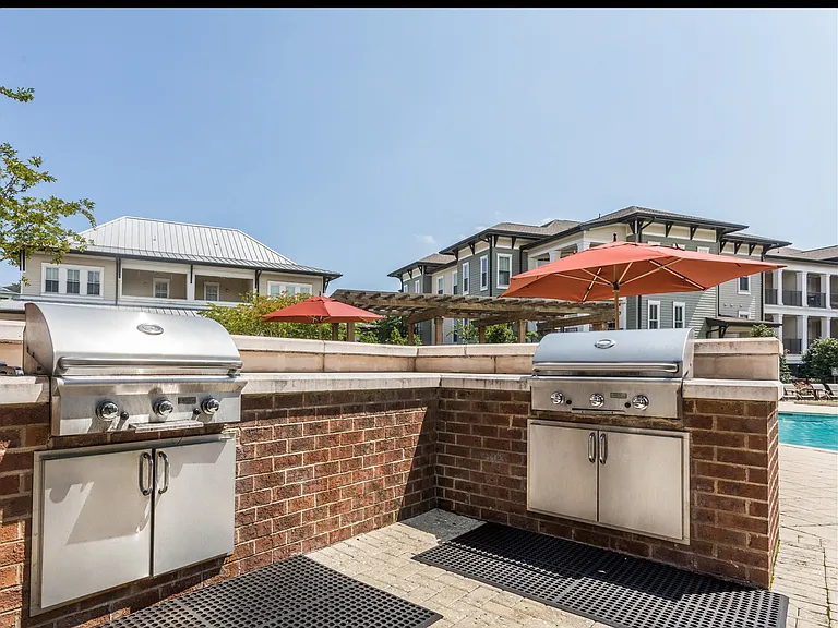 Poolside Grilling Area