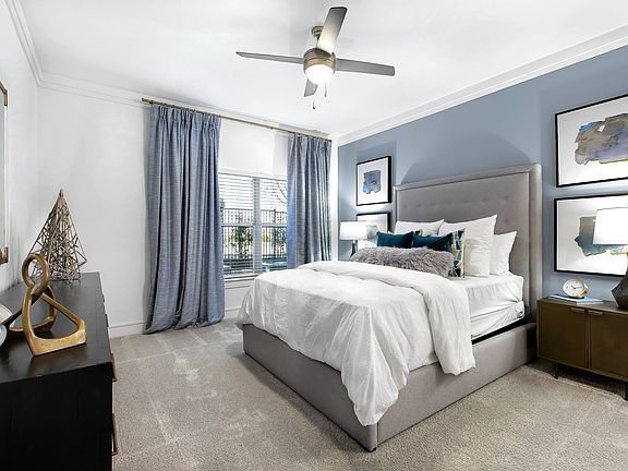 Bedroom with Large Window