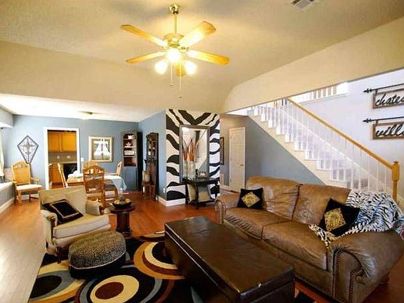 Living and dining rooms