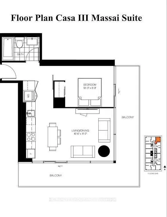 1 bed, $2,580 — Photo 3