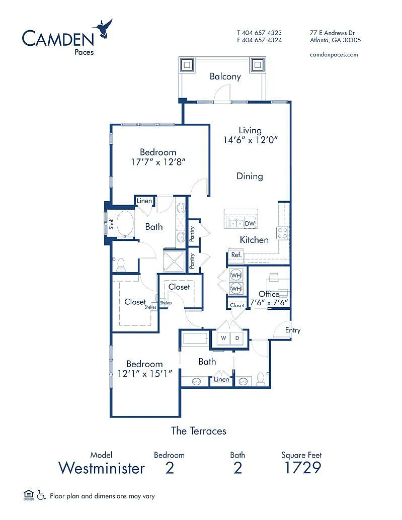 Floor plan Westminister