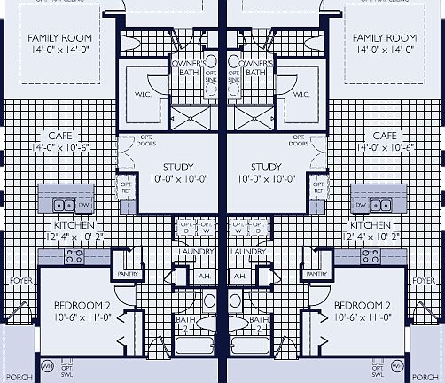 Sandpiper new home plan at Fairway Pointe by William Ryan Homes Tampa