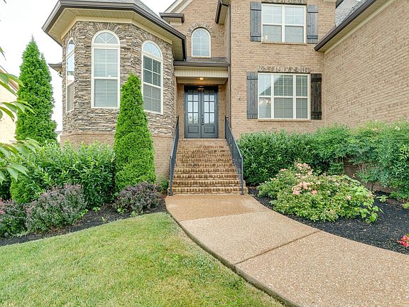Beautifully landscaped entrance.