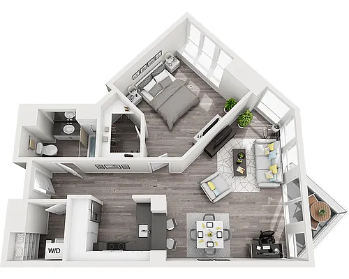 Floor plan Plan A1B