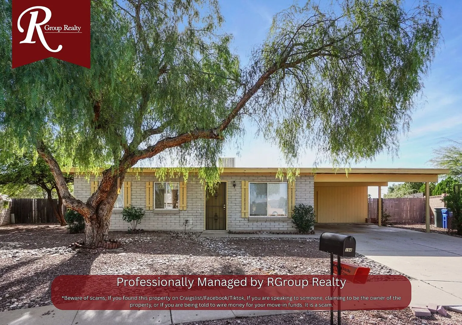 Charming East Tucson 3BR/2BA Rental Home with Covered Patio & Carpet-Free Interior (85748) — Photo 1