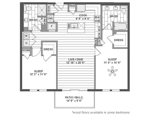 Floor plan C5A