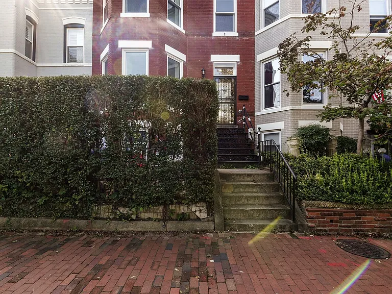 front of property