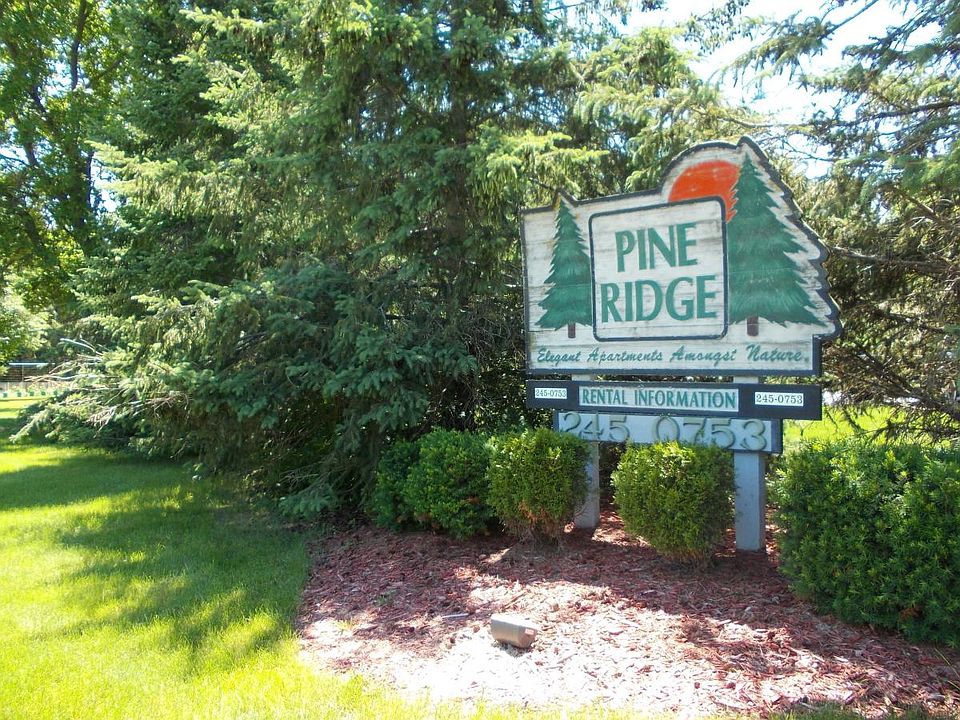 Pine Ridge apartments is a smaller, quiet complex nestled in