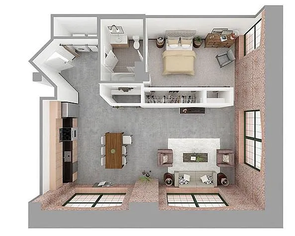 Floor plan F1-H
