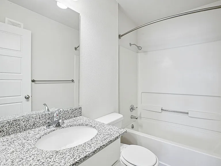 Bright, modern bathroom