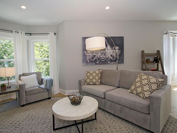 Comfortable Living Room Area with Great Light