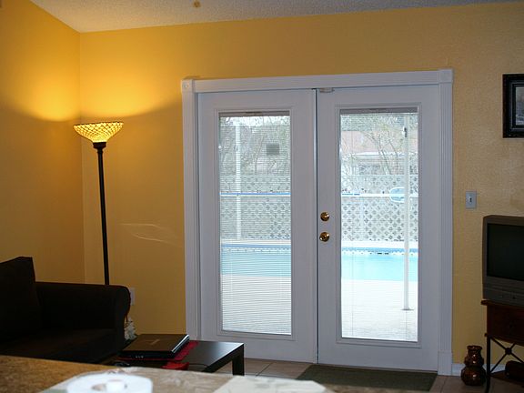French Doors from LvRm to Pool