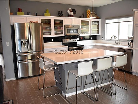 Kitchen island enlarged 