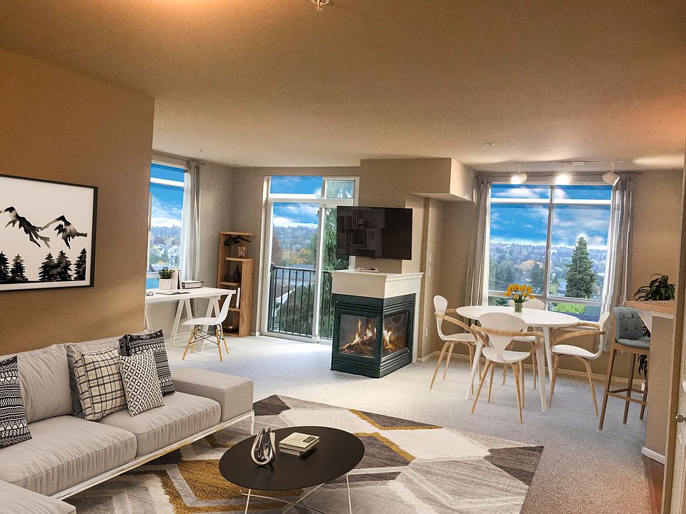 Wall of windows surround you.