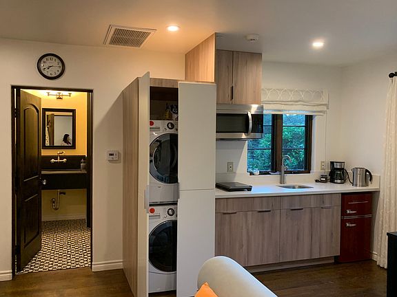 Brand new laundry units.