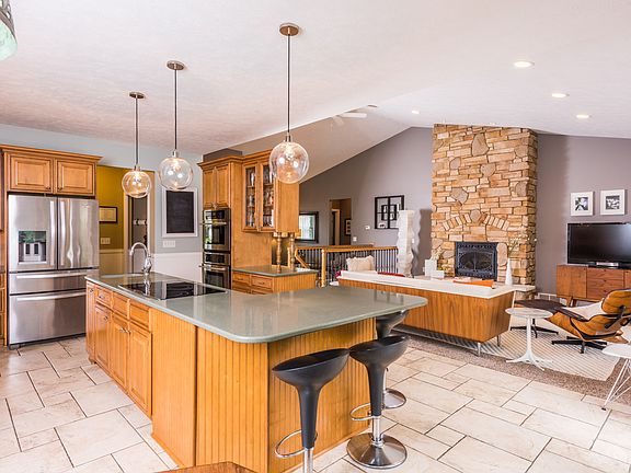Open concept kitchen