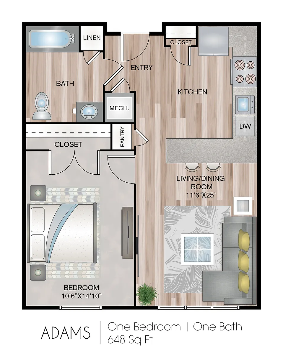 Floor plan Adams