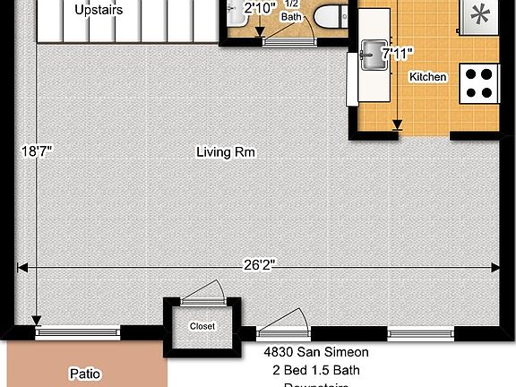 3rd image of 4810 San Simeon Dr APT G