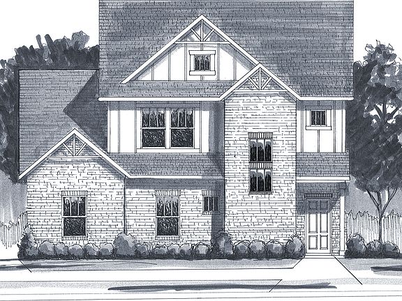 The Ashland - Craftsman 1 - Side Entry Garage