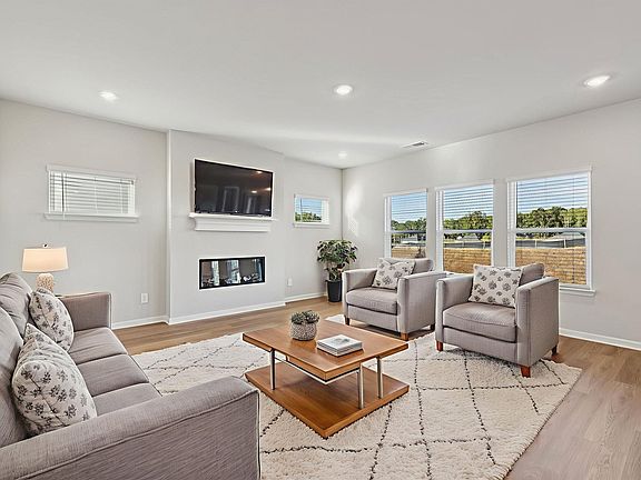 The Taylorsville floorplan with the Divine White interior package.