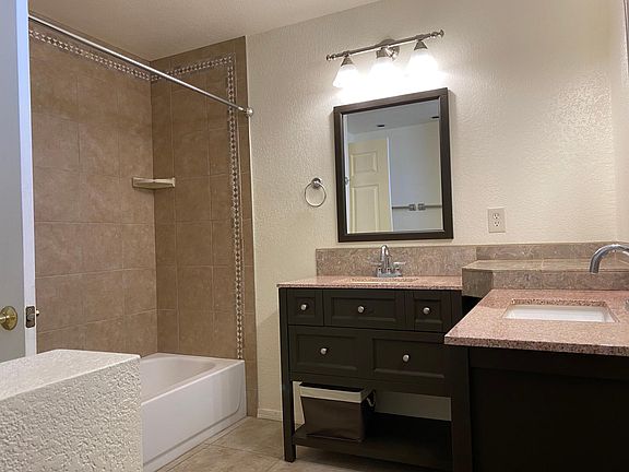 Master Bathroom with double sinks
