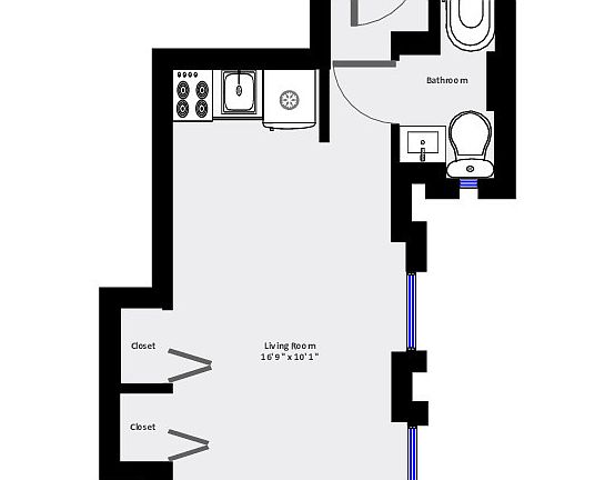 2nd image of 519 E 78th St APT 1F
