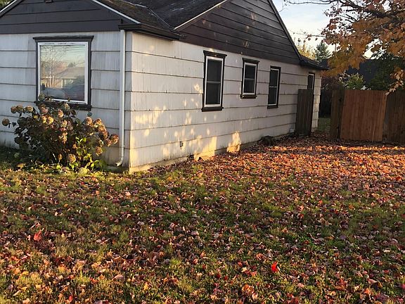 Fenced back yard