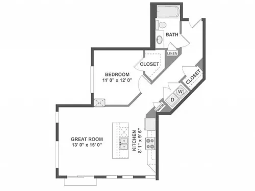 Floor plan A400